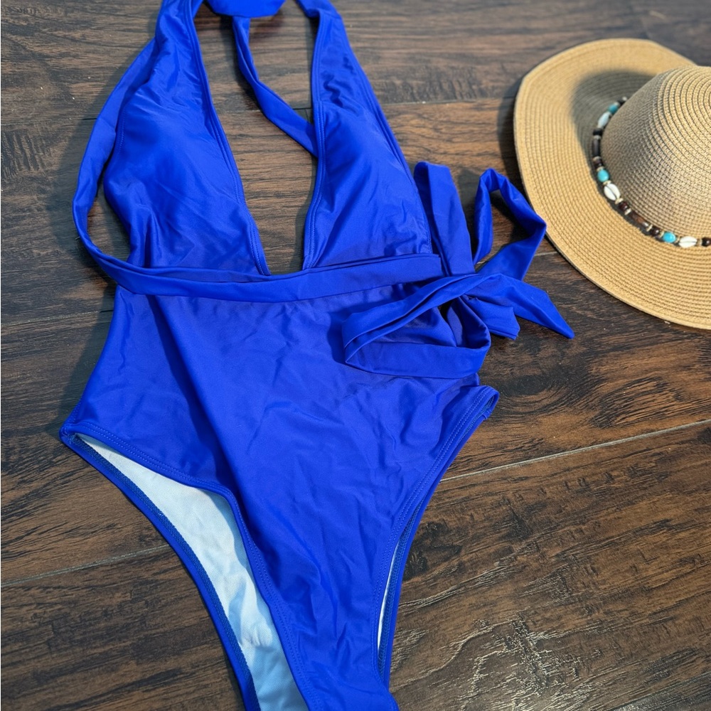 Kids Blue One Piece Swimsuit